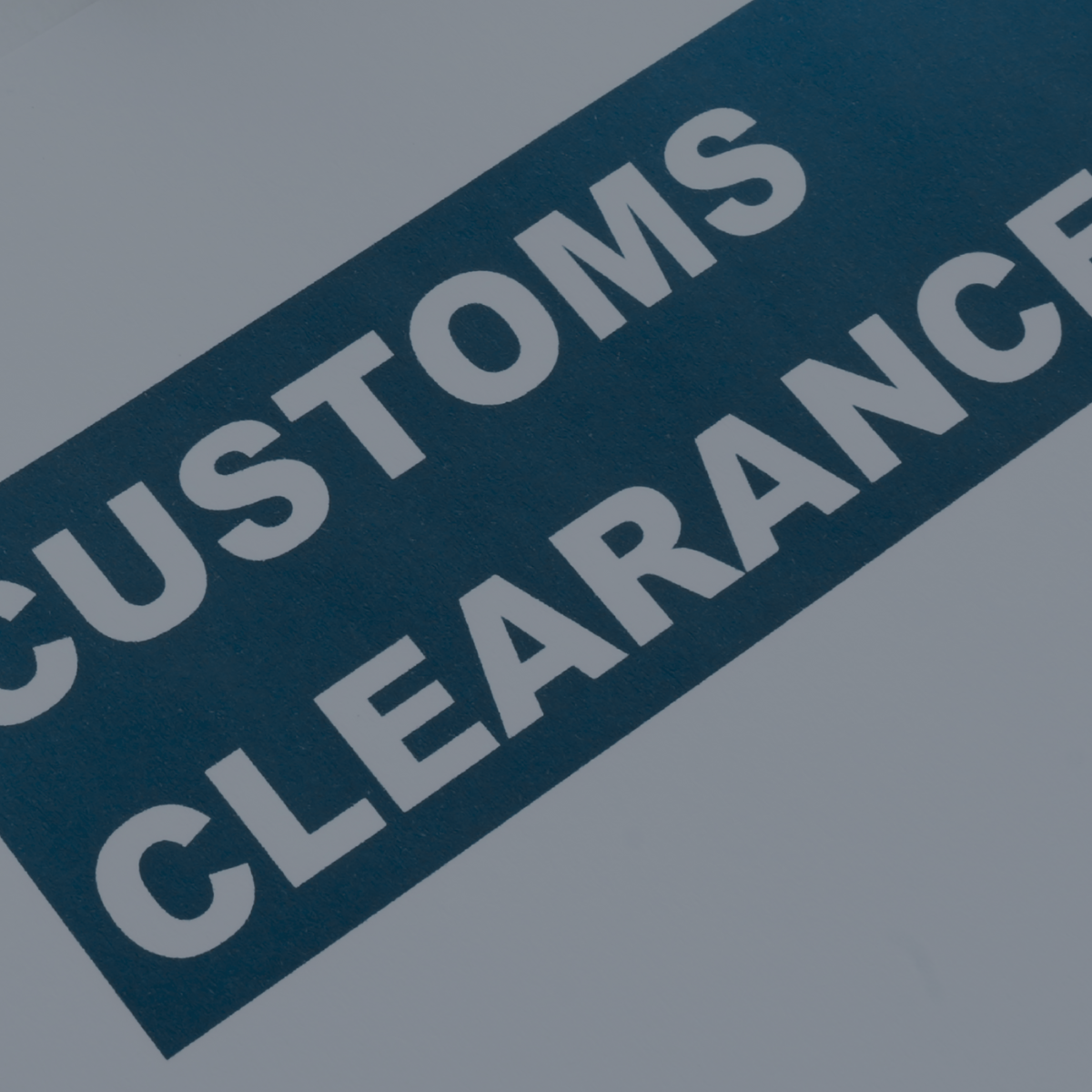 Customs clearance document