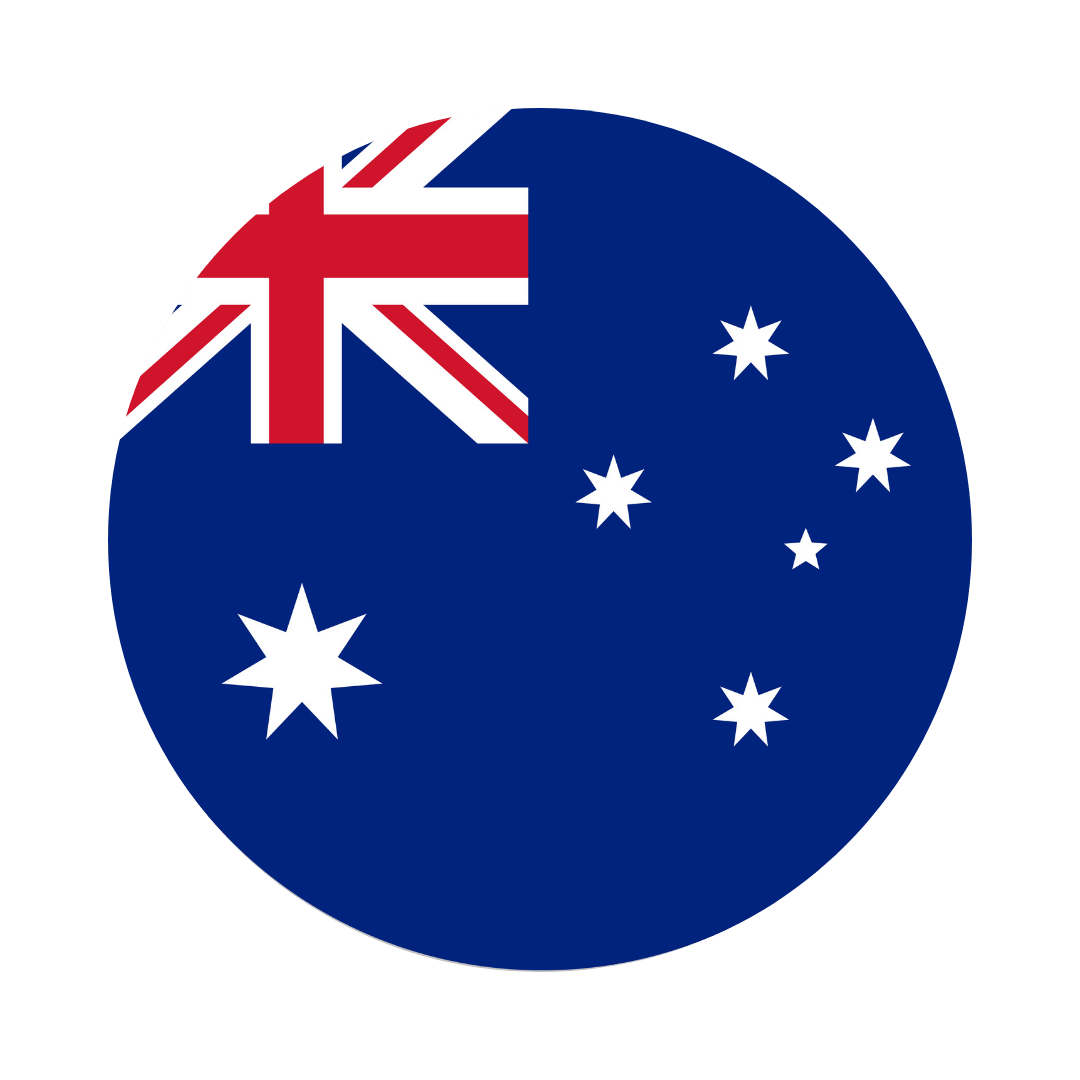 Australia circle flag