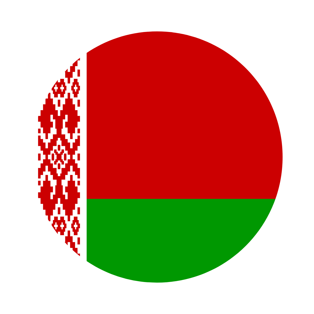 Belarus flag circle