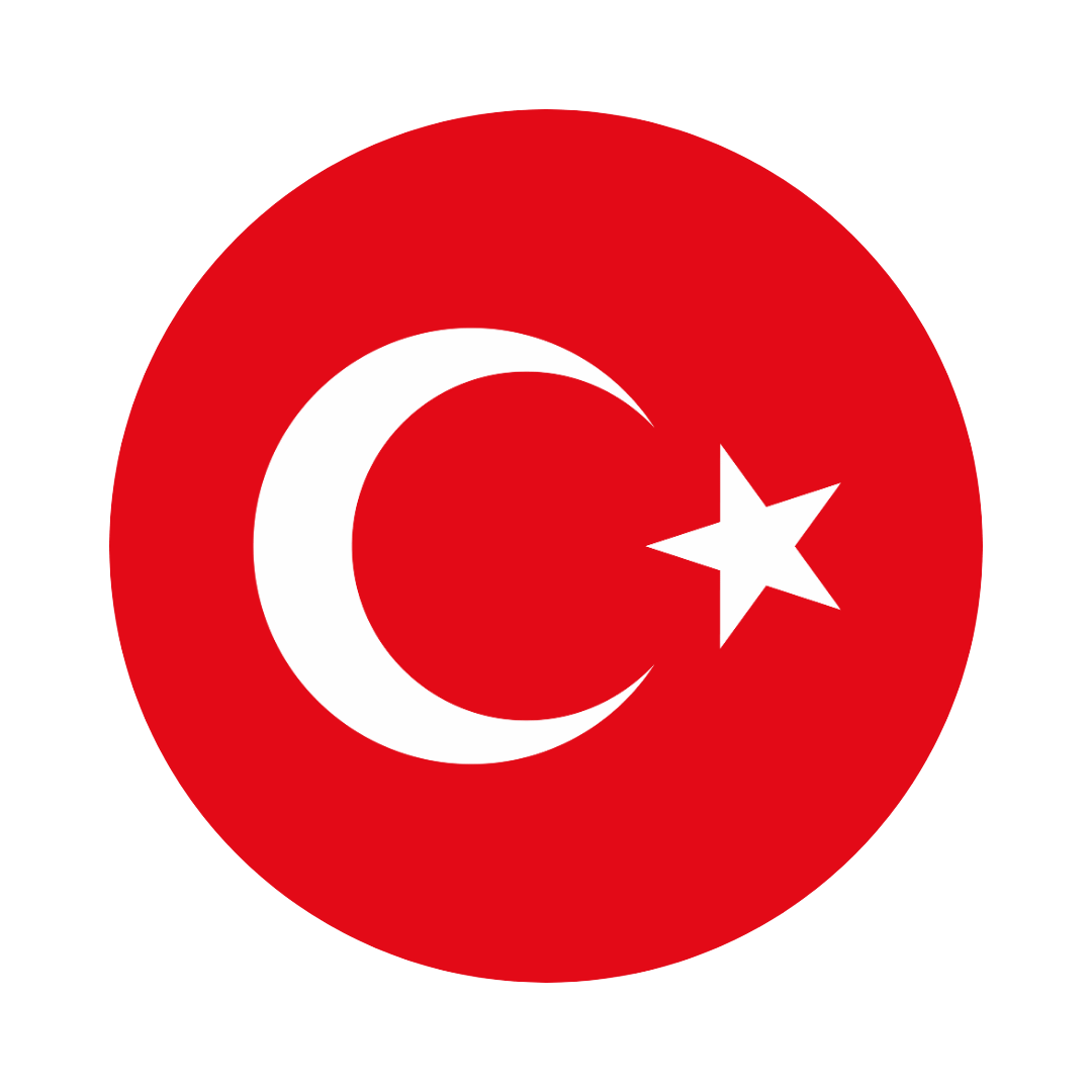 Türkiye flag circle