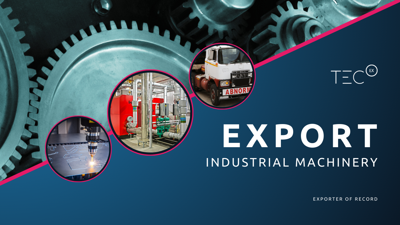 Industrial machinery exports solution graphic