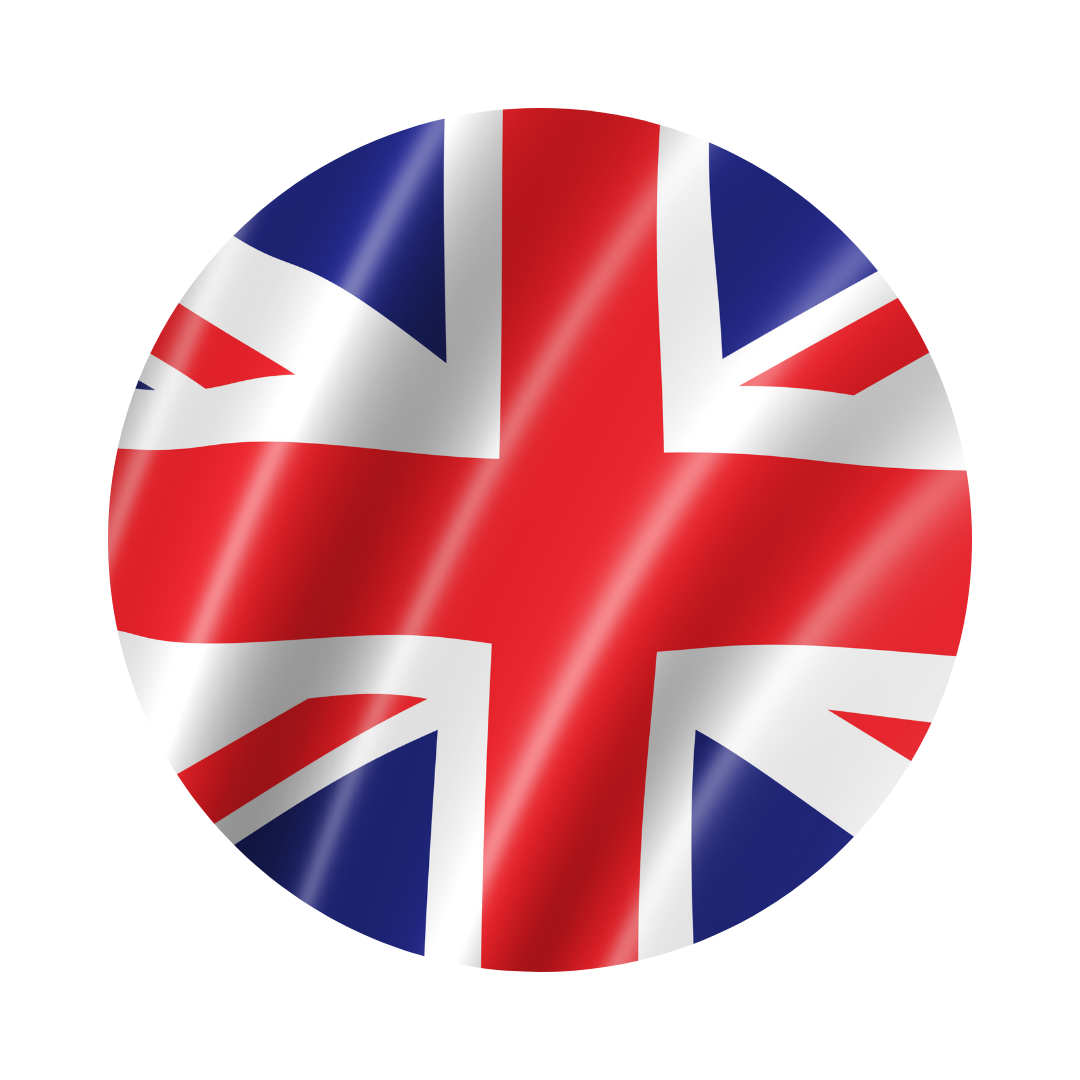 Great Britain Flag in a circle