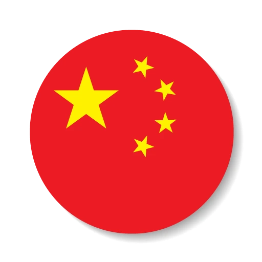 China circle flag
