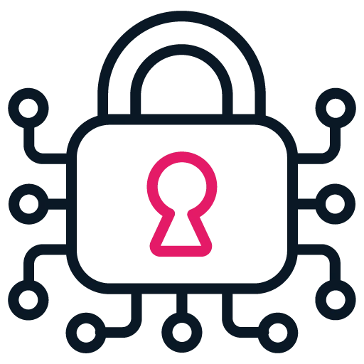 encrypted technology icon