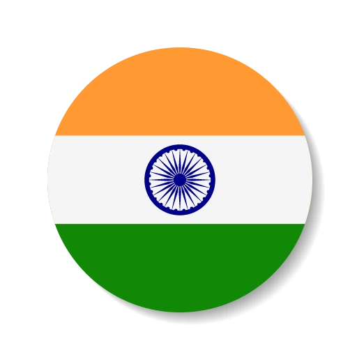 India circle flag