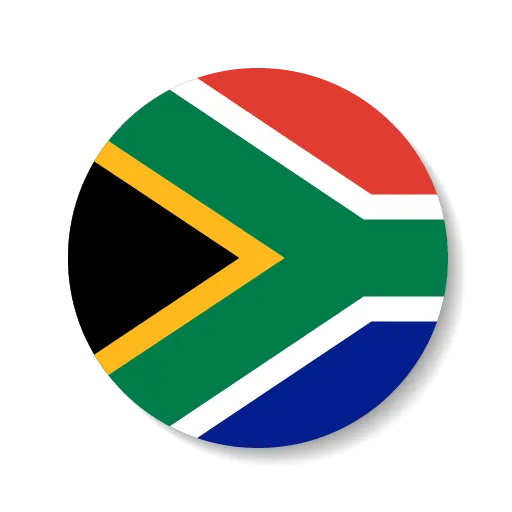 South Africa circle flag