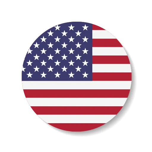 USA circle flag